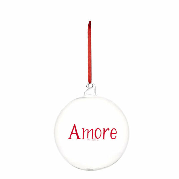 Soltanto 11.20 dollari per Simple Day Pallina di Natale in Vetro Amore  rosso 15 cm In linea allo Shop